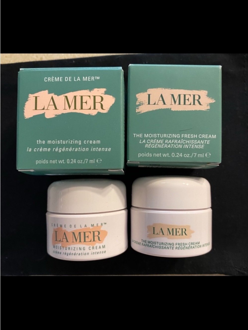 La Mer The Moisturizing Fresh Cream & The Moisturizing Cream Deluxe Samples